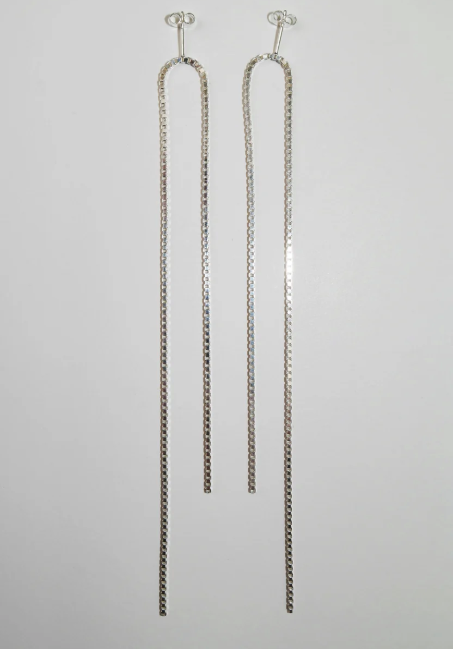 SASKIA DIEZ FRINGE EARRINGS - LONG