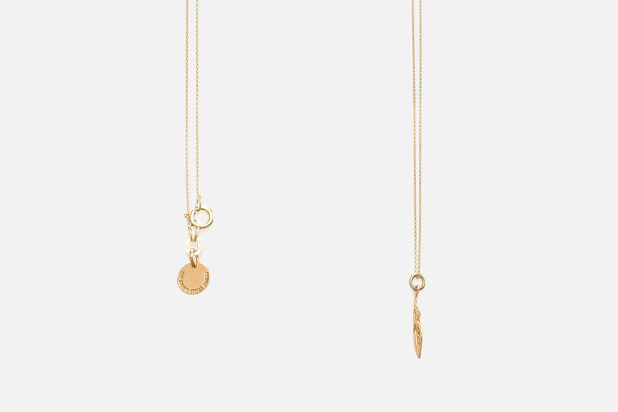 Mini Good Feather Necklace
