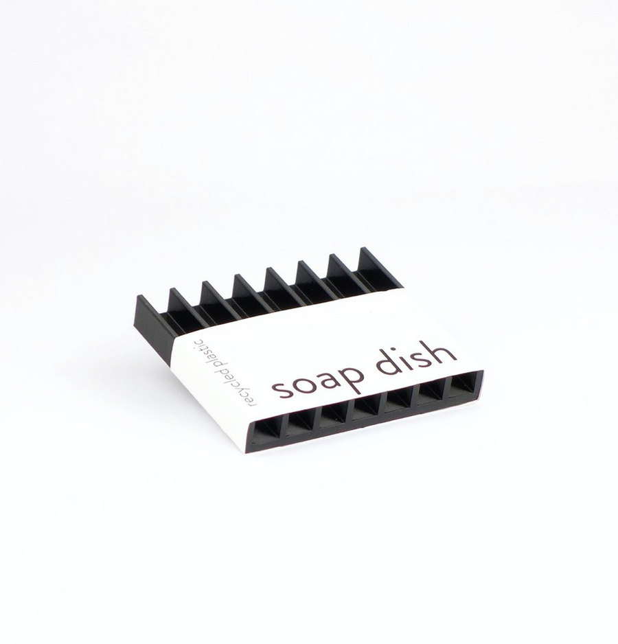 RECYCLED PET SOAP DISH black ridge - The Good Store Berlin
