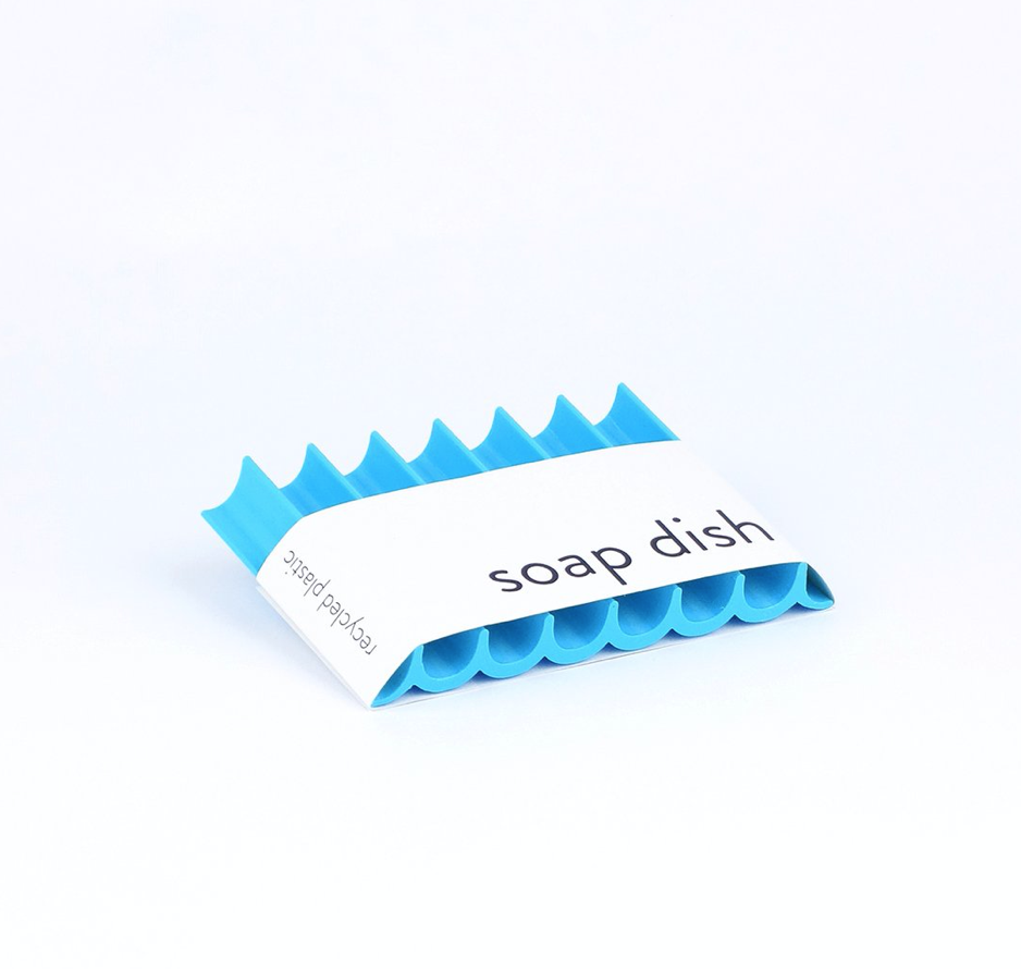 RECYCLED PET SOAP DISH blue wave - The Good Store Berlin