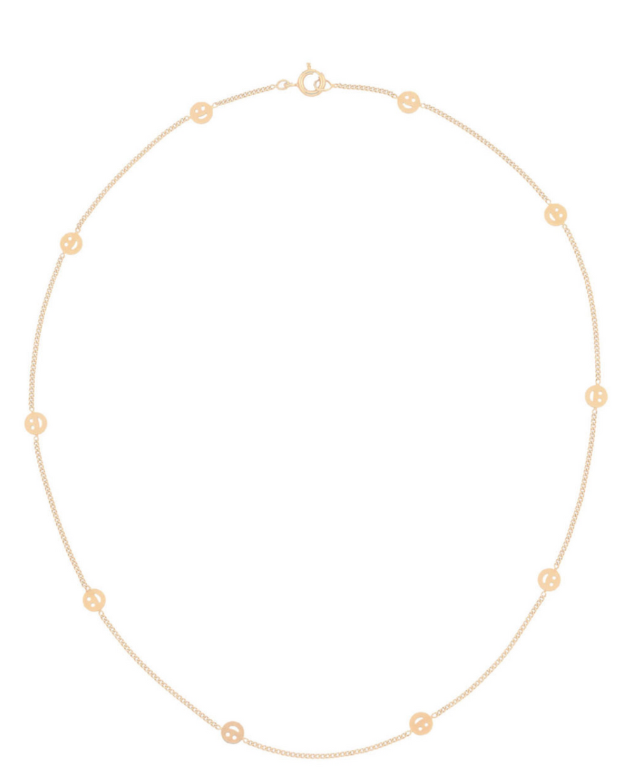 MALAIKARAISS SMILEY ALL OVER Necklace