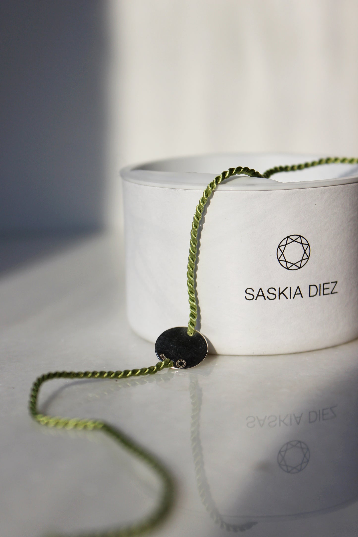 SASKIA DIEZ Good Luck Bracelet-Green