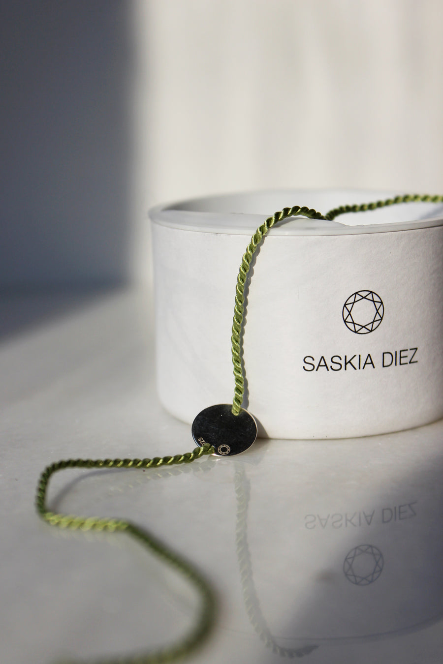 SASKIA DIEZ Good Luck Bracelet-Green
