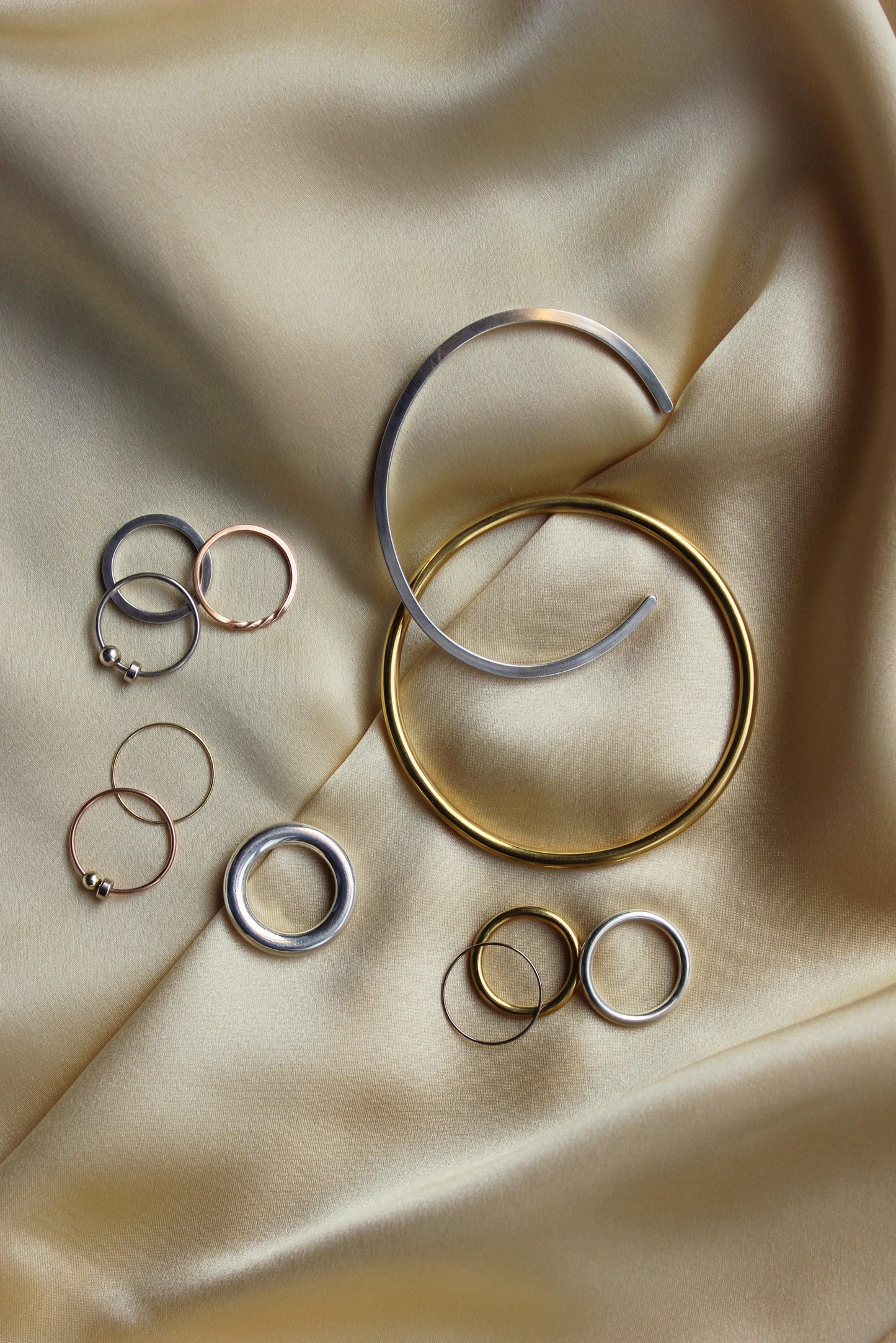 KIKI DIETERLE Big Simple Ring Square Wire silver - The Good Store Berlin
