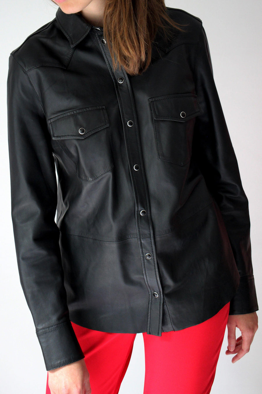 SET Leather Shirt - The Good Store Berlin