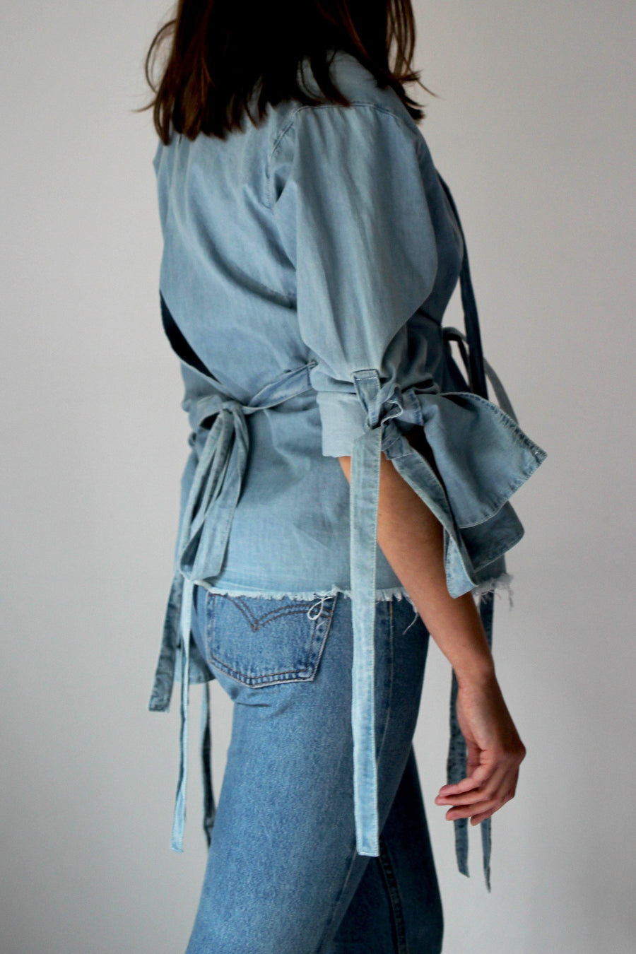 MARQUES ALMEIDA Denim Blouse - The Good Store Berlin
