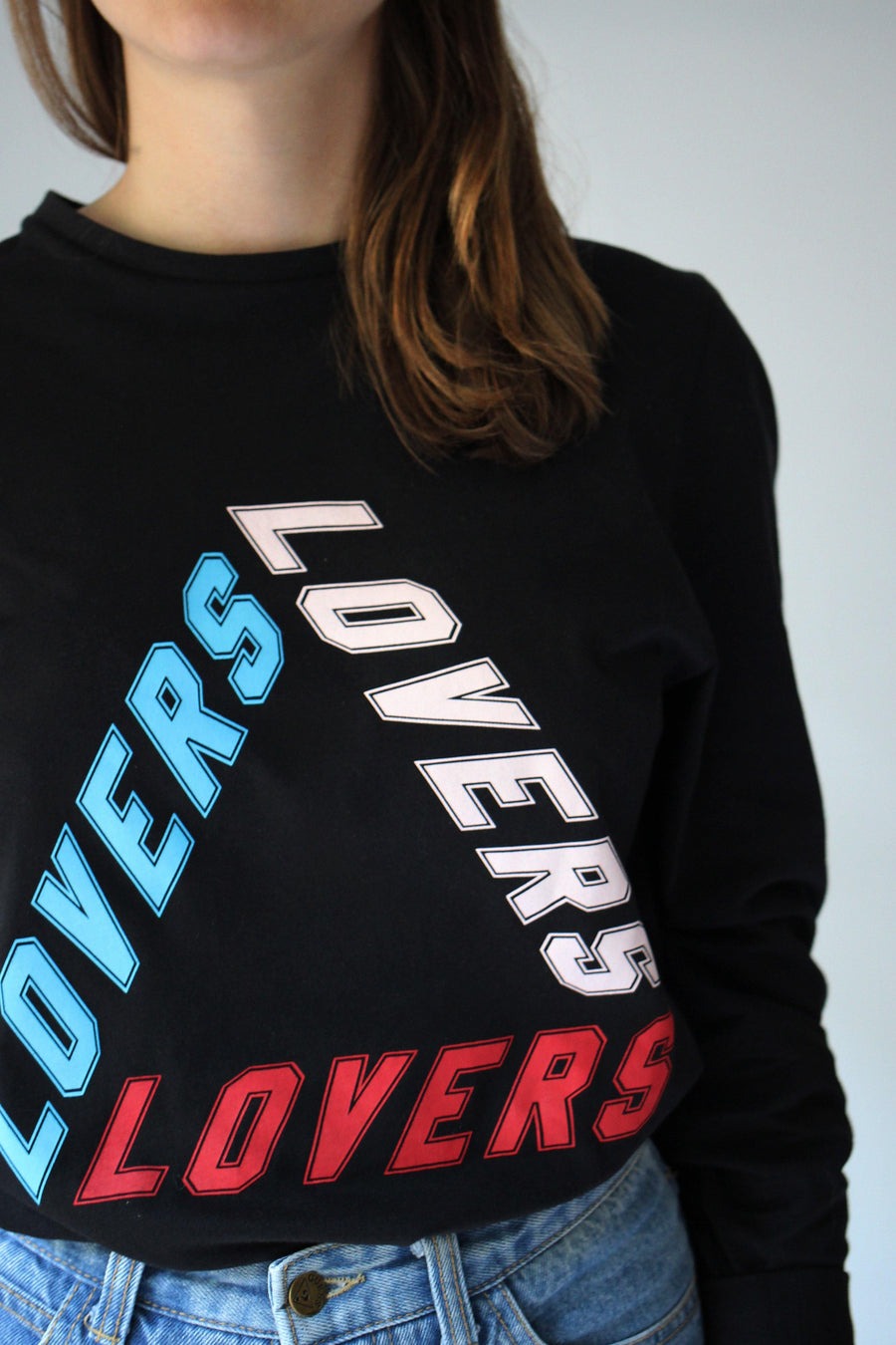 MALAIKARAISS Lovers Longsleeve black - The Good Store Berlin
