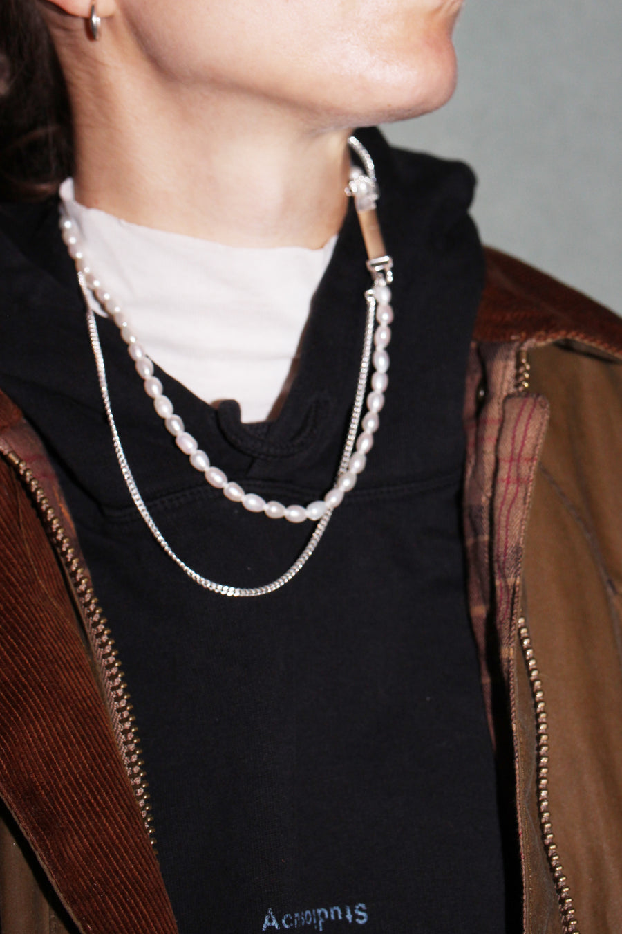 SASKIA DIEZ Identity Pearl Necklace