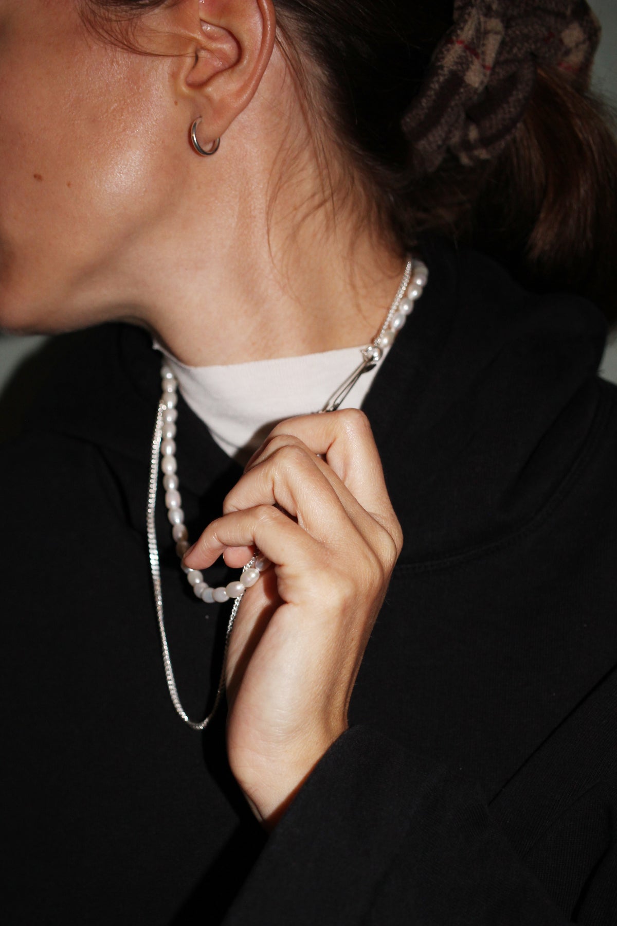 SASKIA DIEZ Identity Pearl Necklace