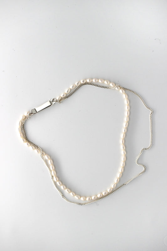 SASKIA DIEZ Identity Pearl Necklace