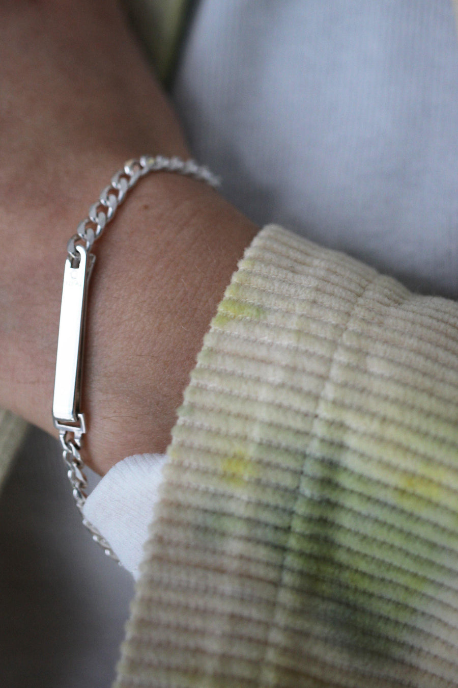 SASKIA DIEZ Silver Identity Bracelet - The Good Store Berlin