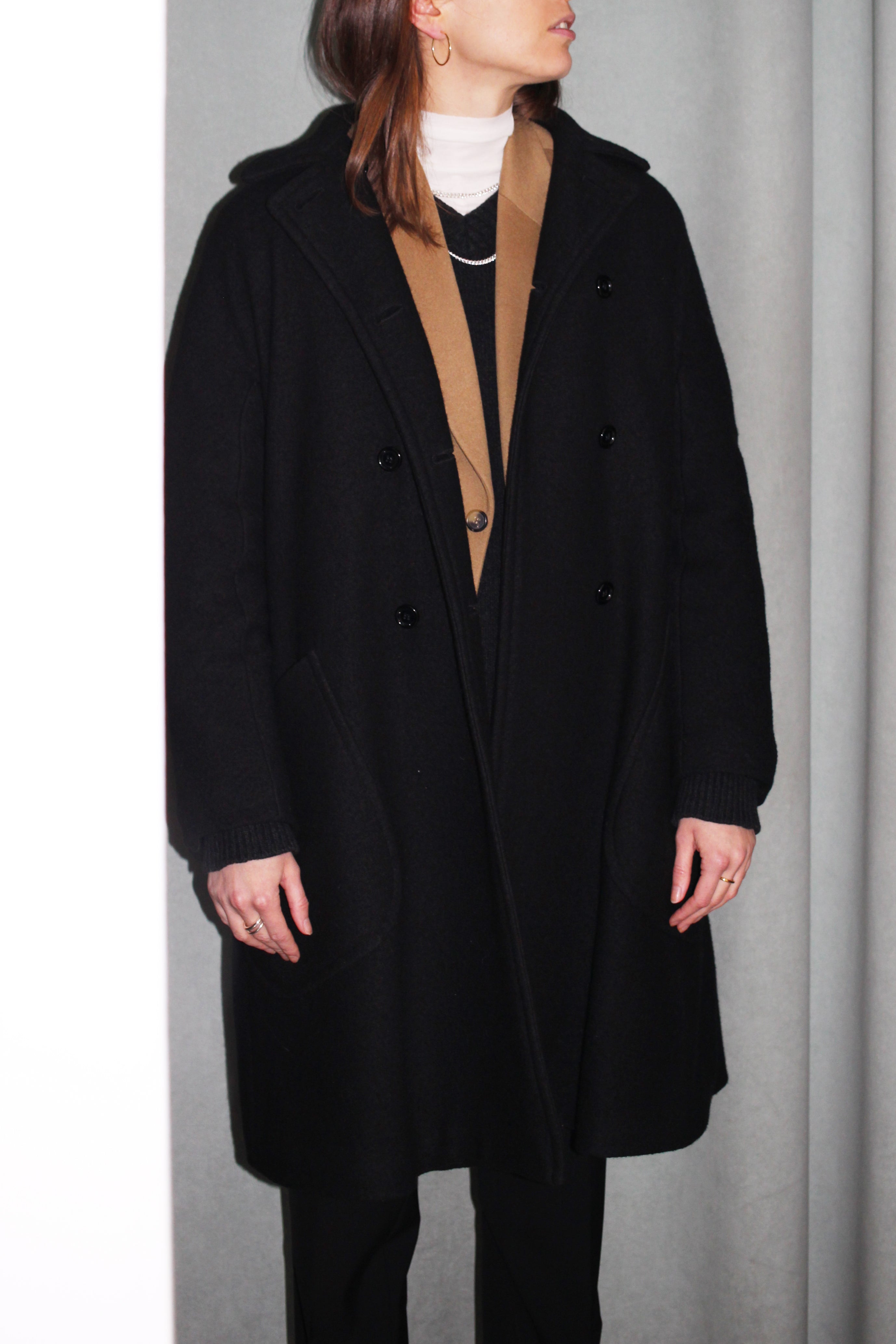 Aspesi wool coat hotsell