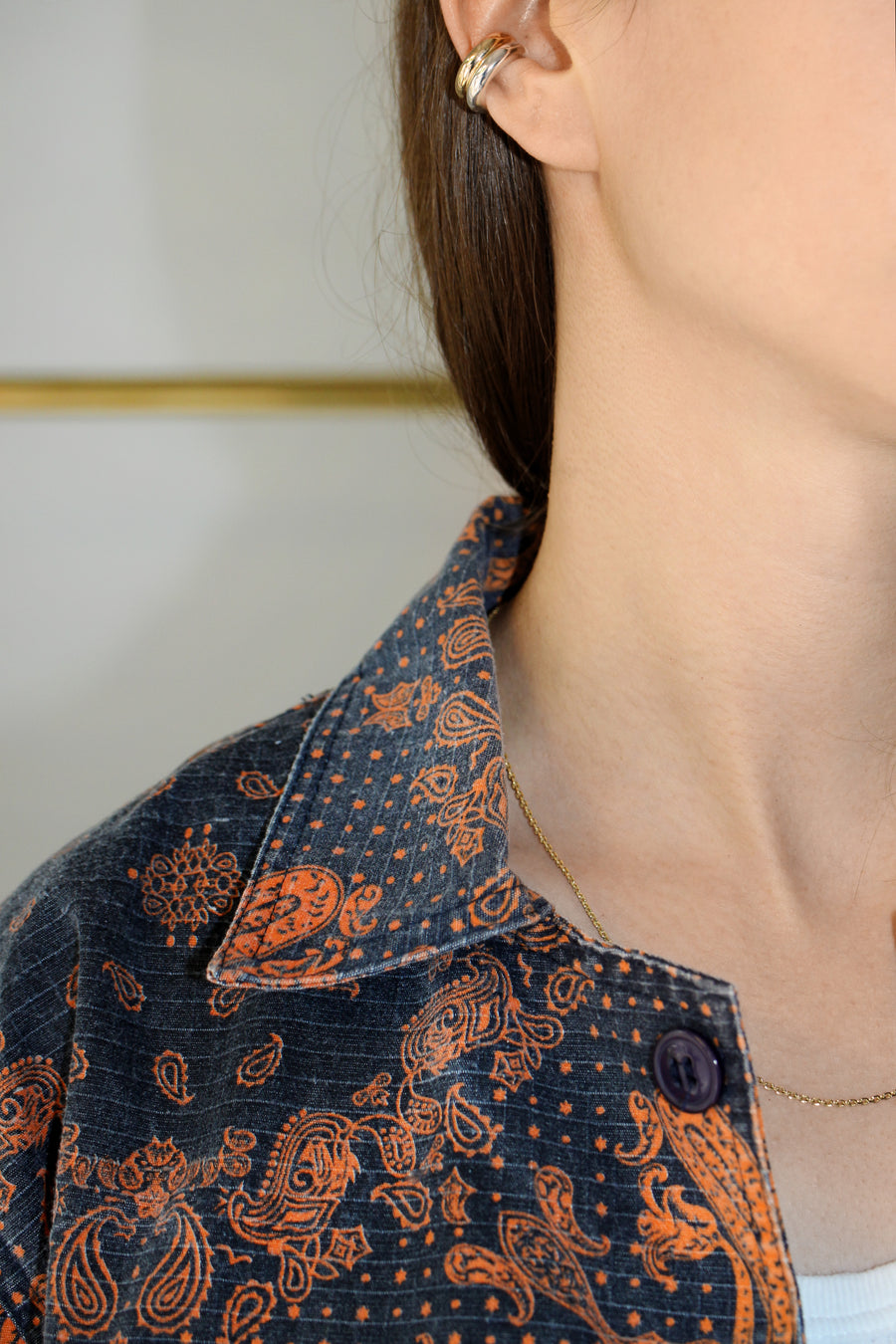 SASKIA DIEZ - BOLD EARCUFF NO2 GOLD
