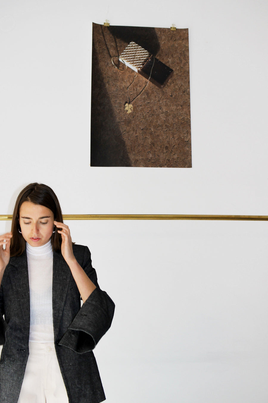SASKIA DIEZ Pearl Hoops - The Good Store Berlin