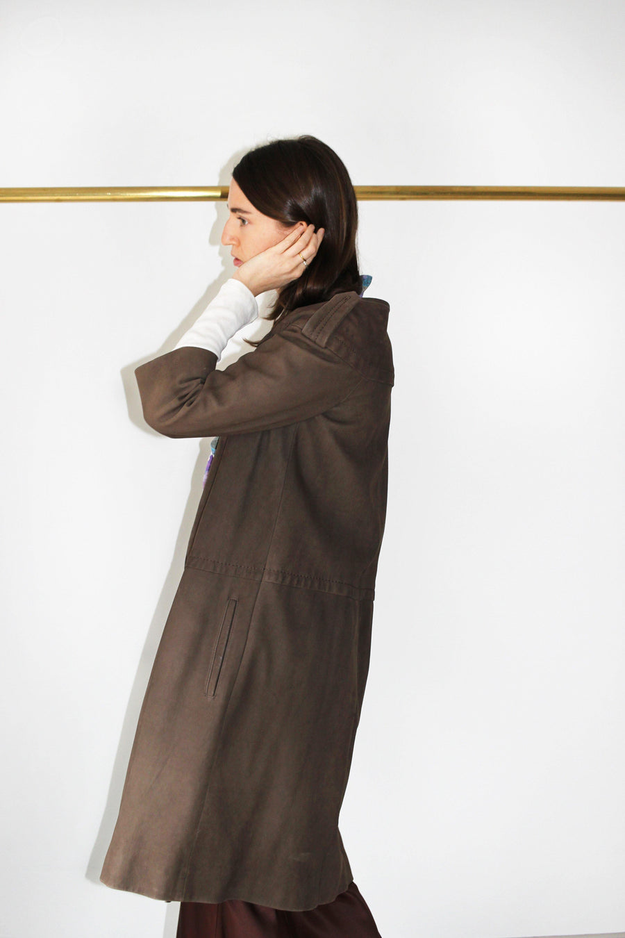 PRADA Leather Coat - The Good Store Berlin