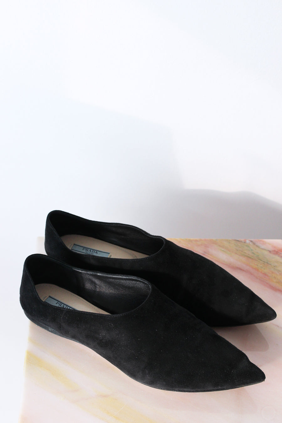 PRADA Suede Flats