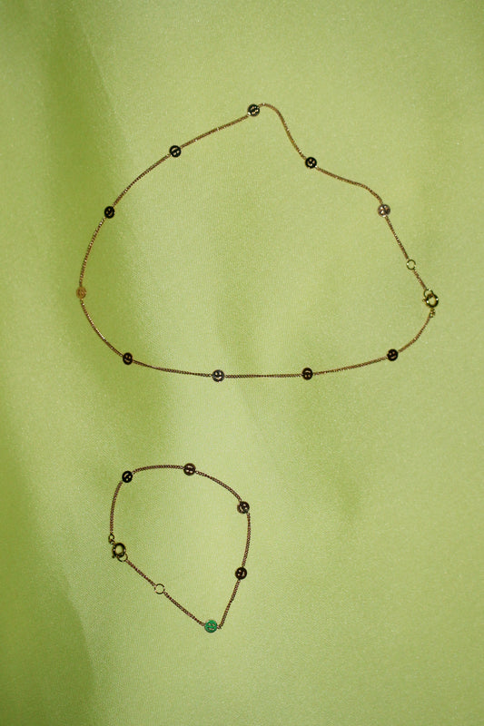 MALAIKARAISS SMILEY ALL OVER Bracelet