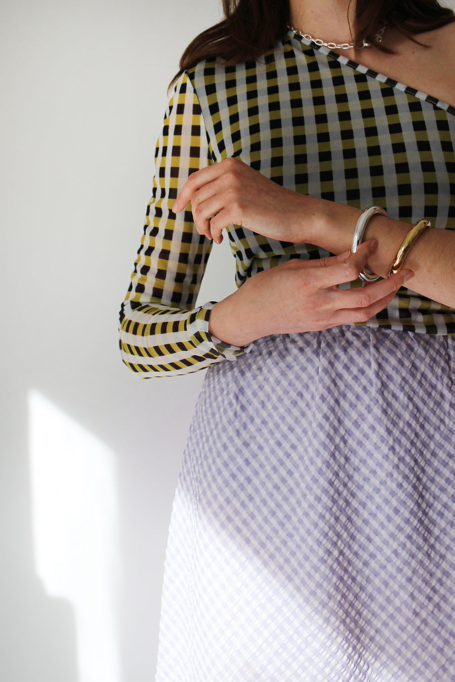 SASKIA DIEZ Silver Bold Bangle