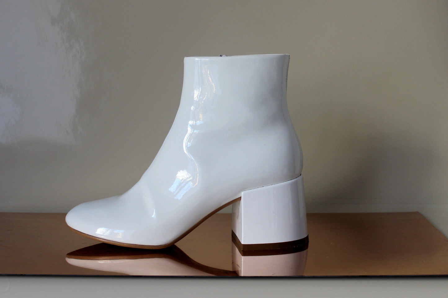 MAISON MARTIN MARGIELA Patent Leather Boots - The Good Store Berlin