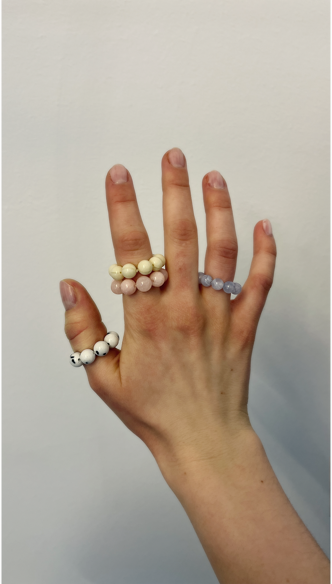 Rose Fluff Ball Ring