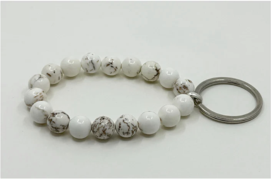 Marbled Cloud Key Chain