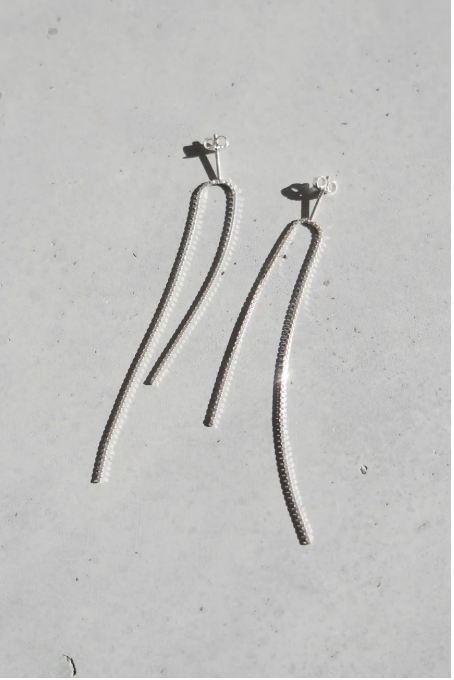 SASKIA DIEZ FRINGE EARRINGS - SHORT