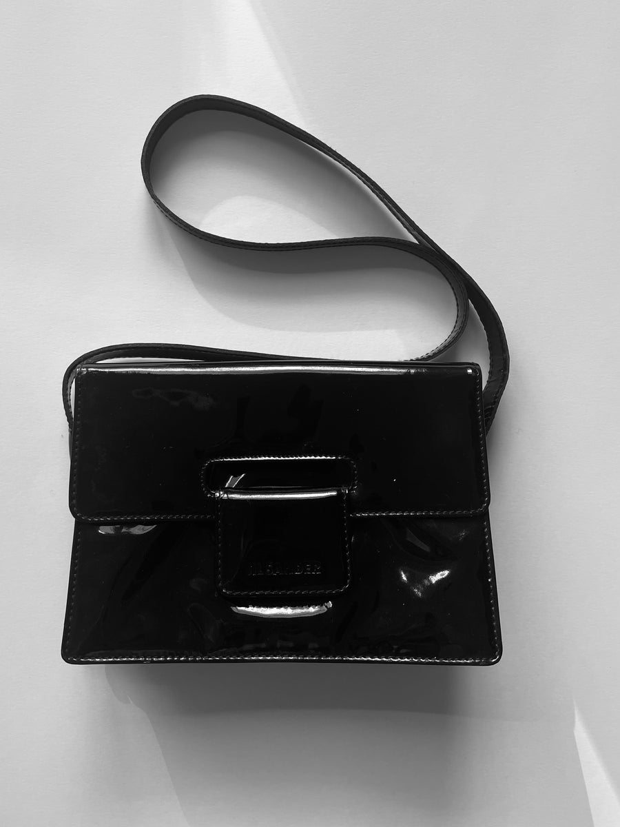 JIL SANDER Patent Leather Handbag