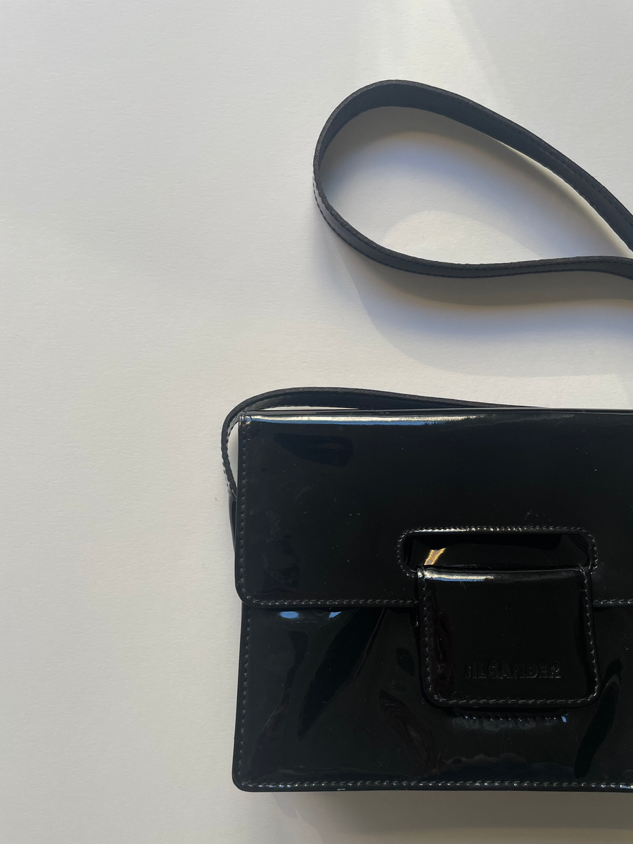 JIL SANDER Patent Leather Handbag