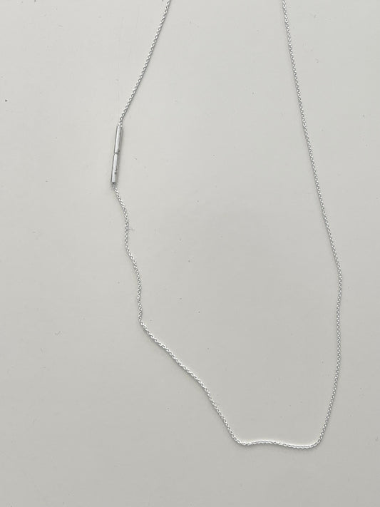 SASKIA DIEZ Ultrafine Necklace silver