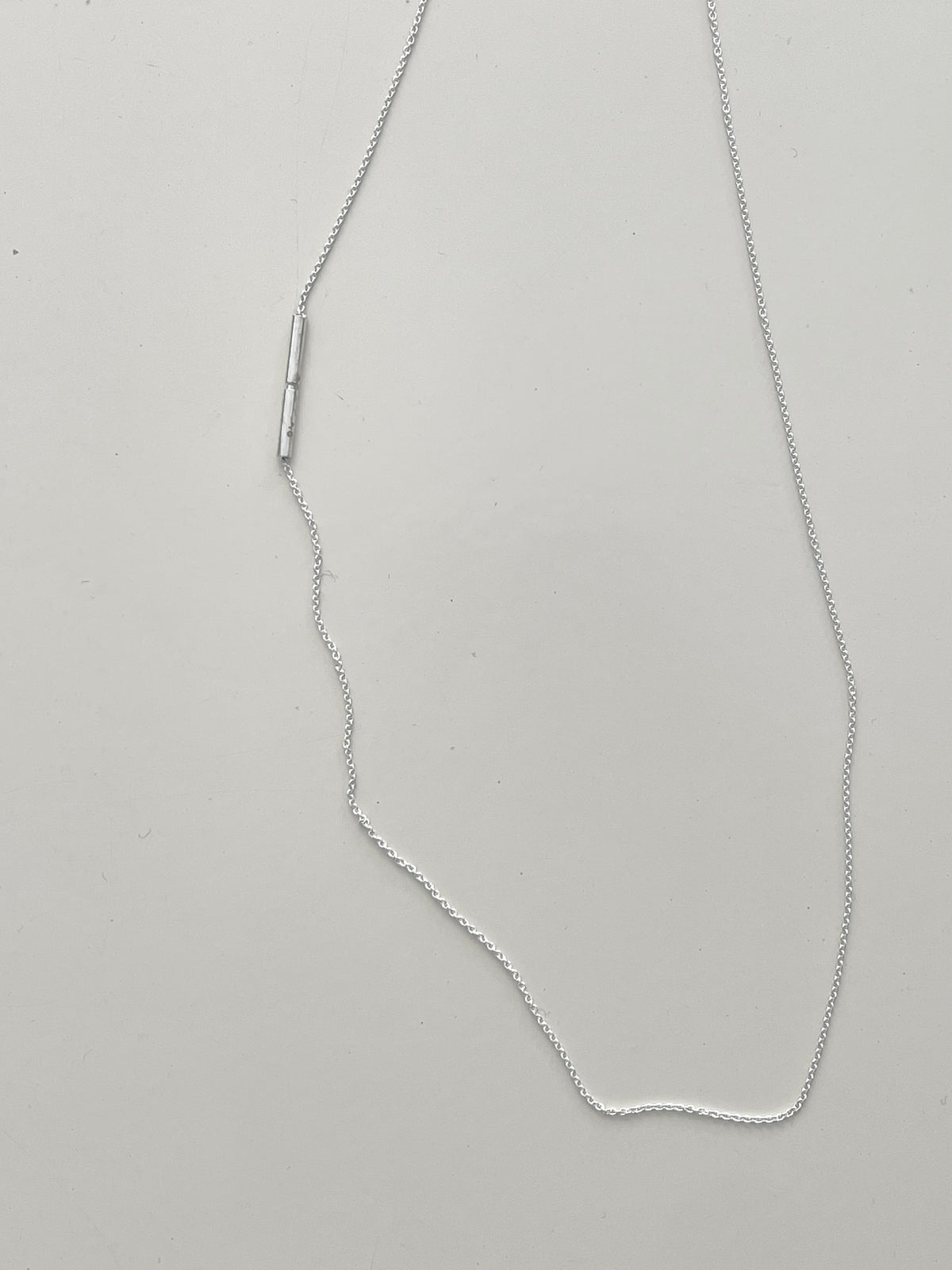 SASKIA DIEZ Ultrafine Necklace silver