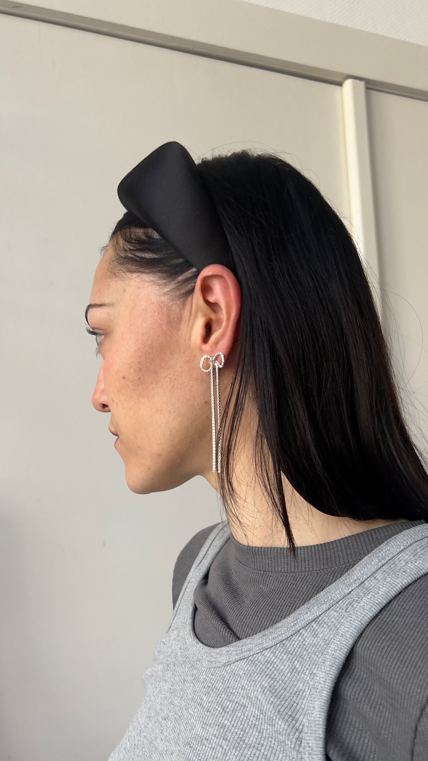 Saskia Diez Bow Earring silver