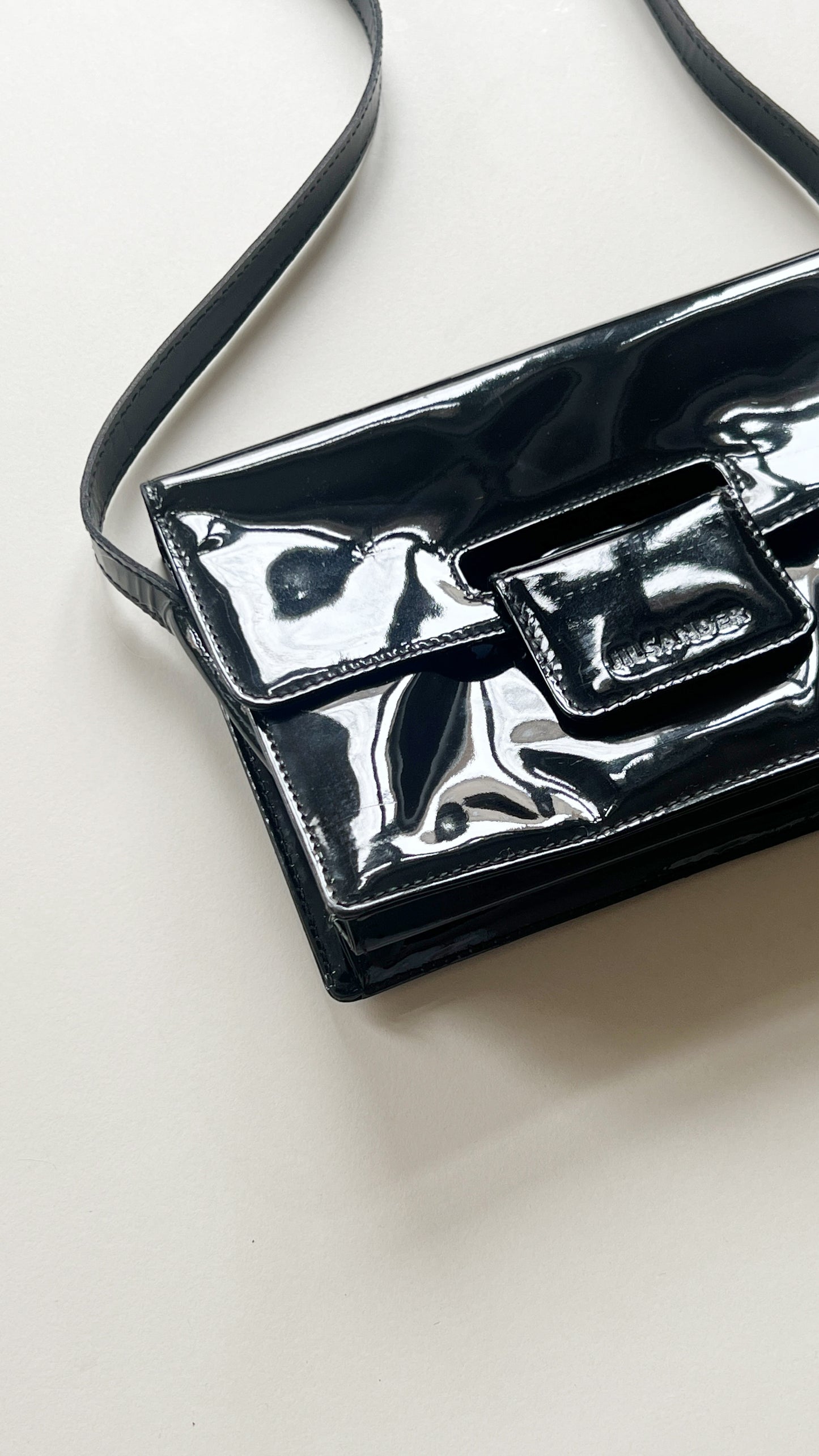 JIL SANDER Patent Leather Handbag