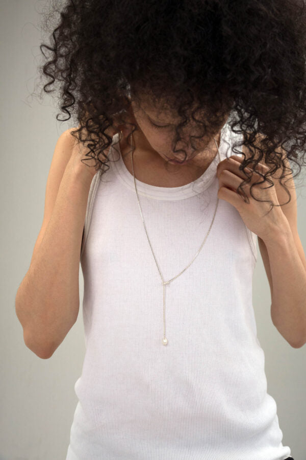 Saskia Diez Fringe Pearl Necklace