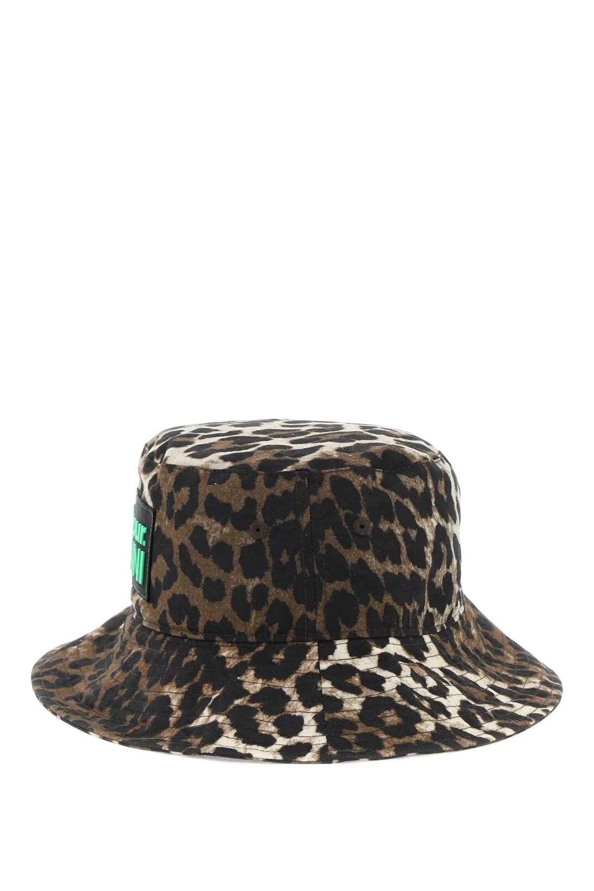 GANNI Leopard Print Bucket Hat 新品未使用品 Ganni Black Tech Bucket Hat - ShopStyle