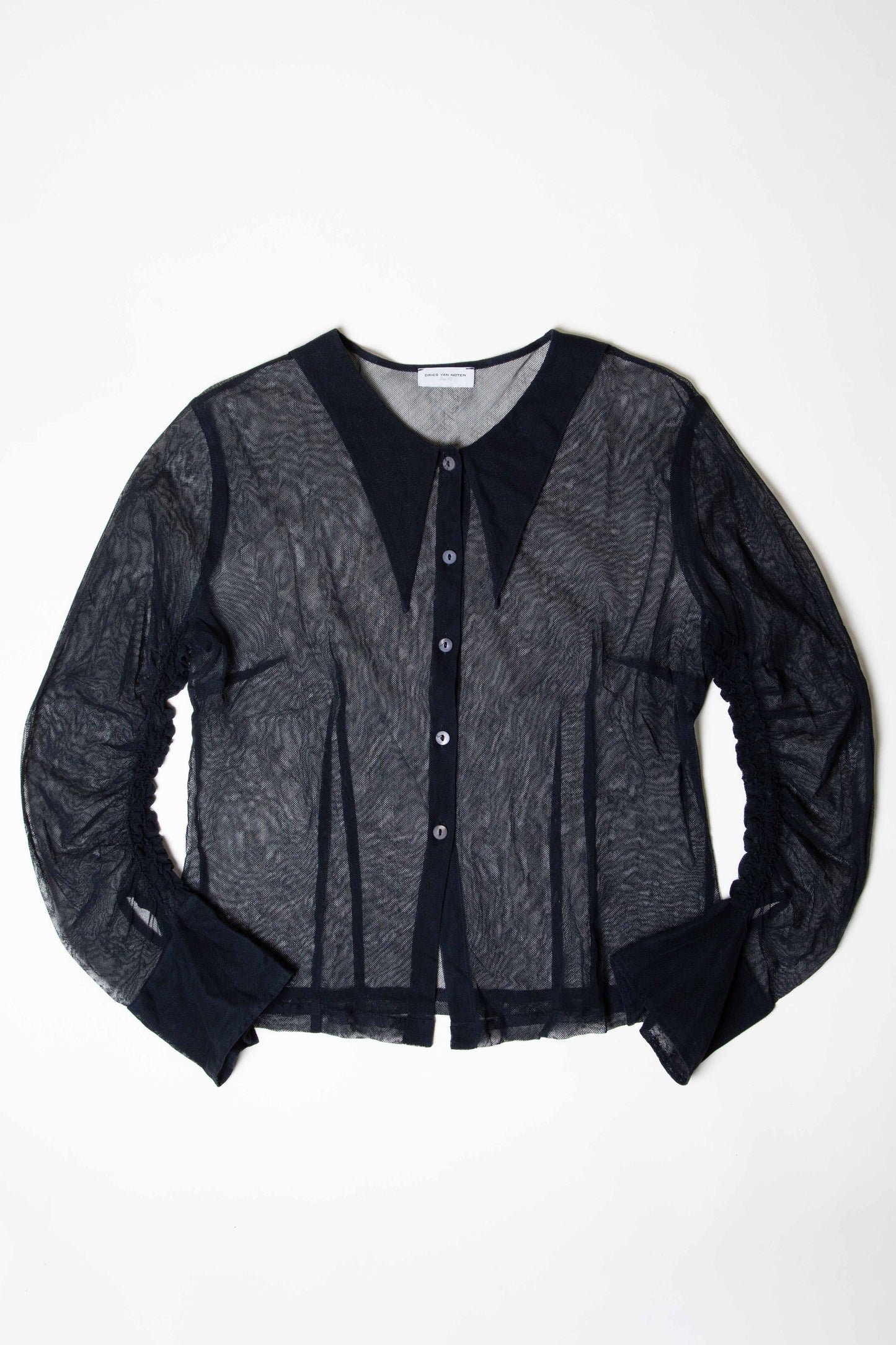 DRIES VAN NOTEN Mesh Blouse