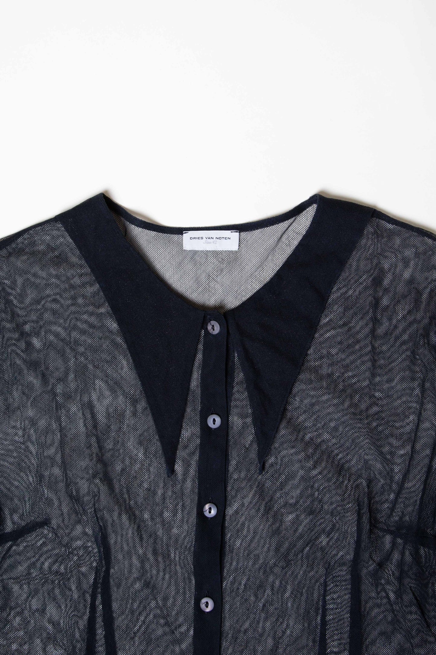 DRIES VAN NOTEN Mesh Blouse
