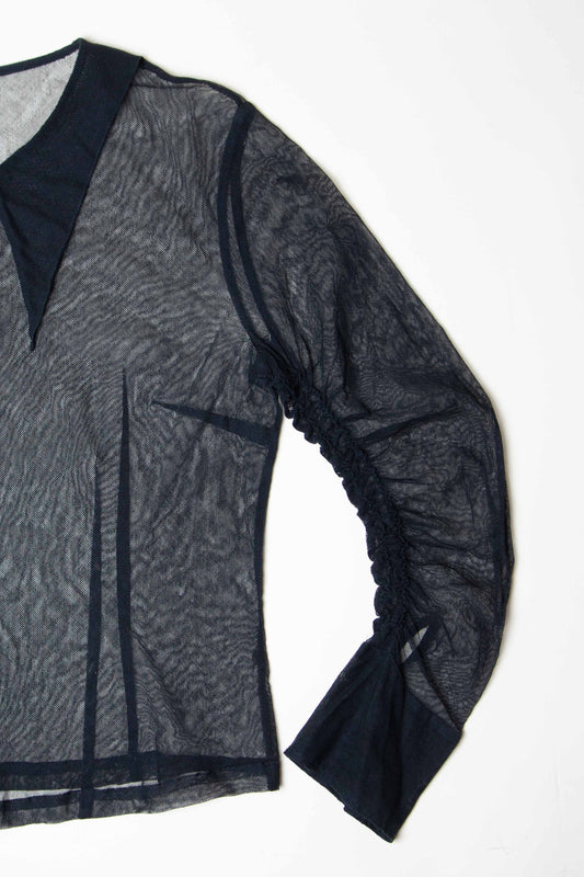 DRIES VAN NOTEN Mesh Blouse