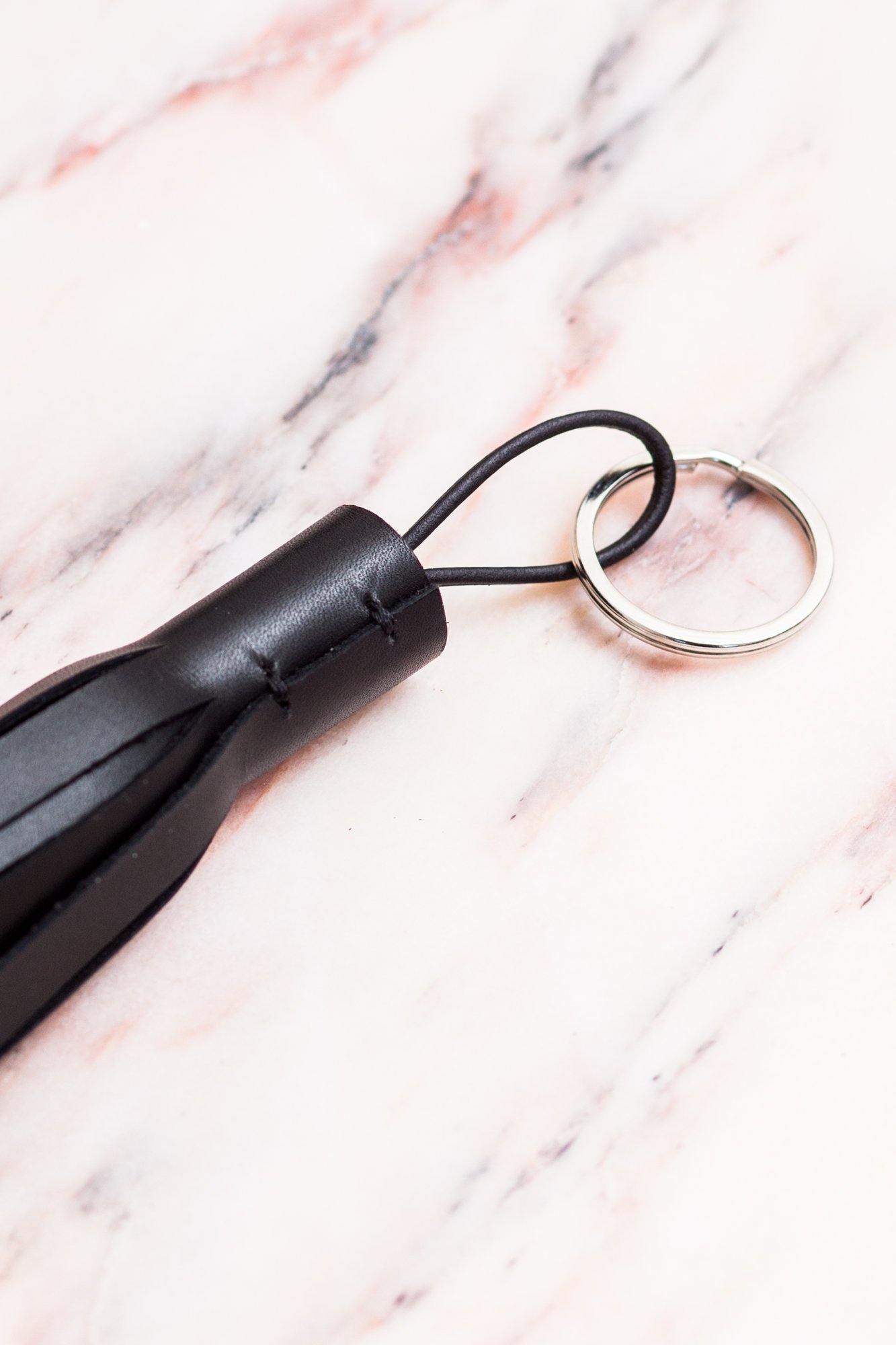 Coppius Leather  Key Chain Tassle Black - The Good Store Berlin