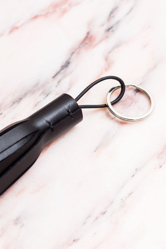 Coppius Leather  Key Chain Tassle Black - The Good Store Berlin