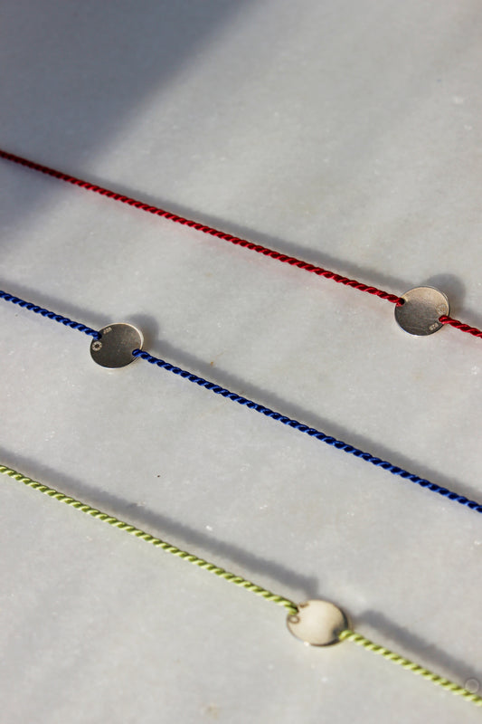SASKIA DIEZ Good Luck Bracelet-Blue
