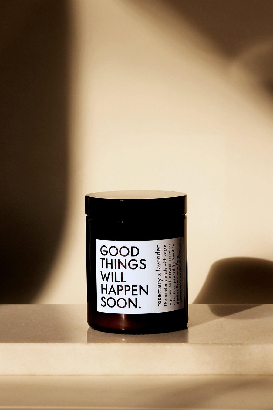 Good Things Will Happen Soon x Coudre Berlin Candle - The Good Store Berlin