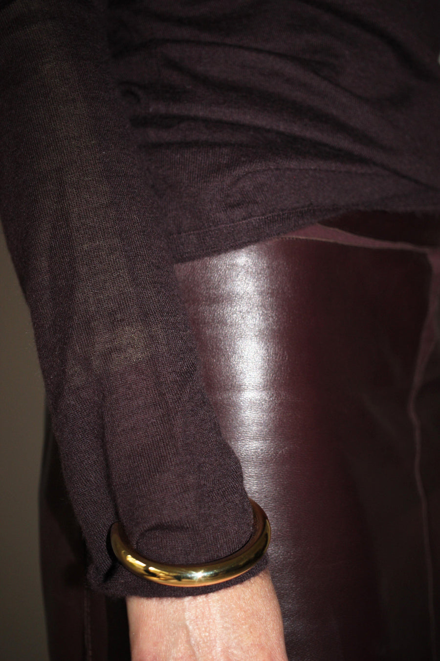 Jil Sander Leather Skirt - The Good Store Berlin