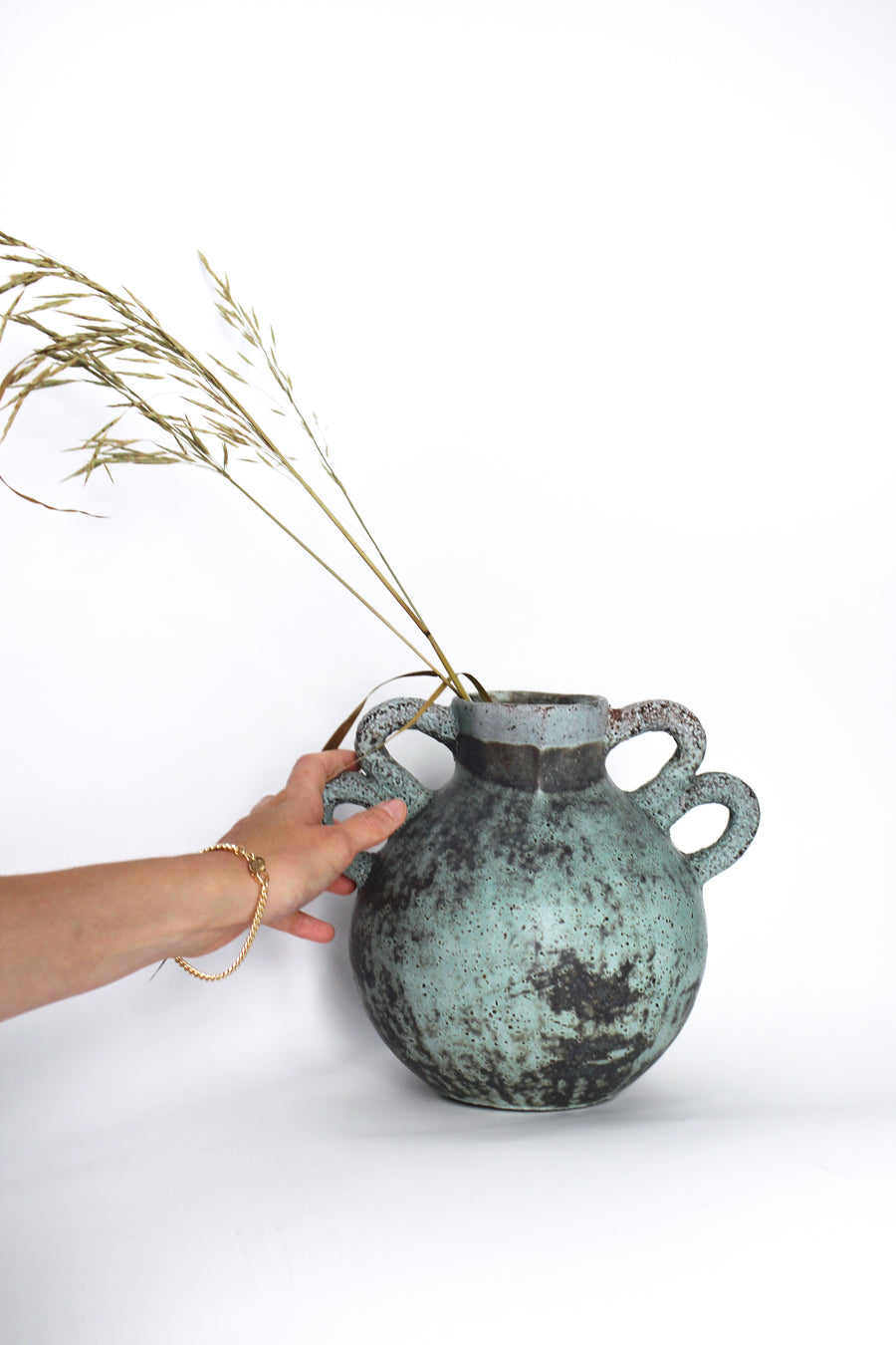 TEGAN EMERSON Fluvial Verdigris Vessel