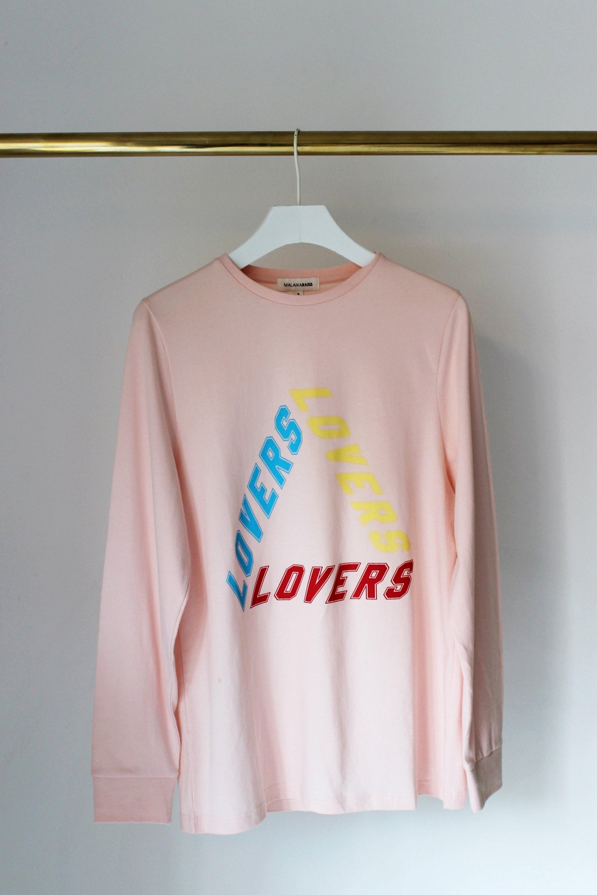 MALAIKARAISS Lovers Longsleeve pink - The Good Store Berlin