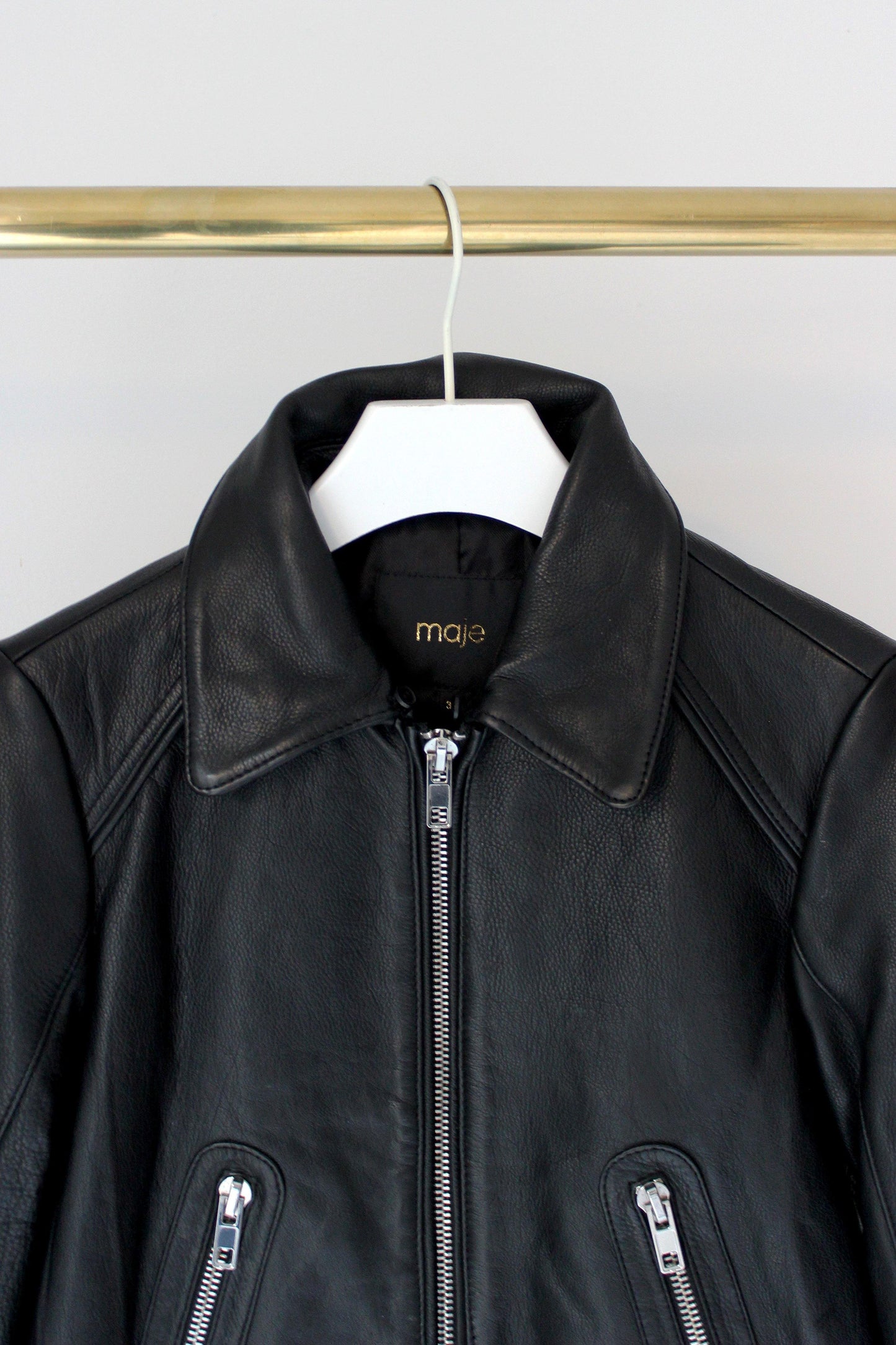 MAJE Leather Jacket - The Good Store Berlin