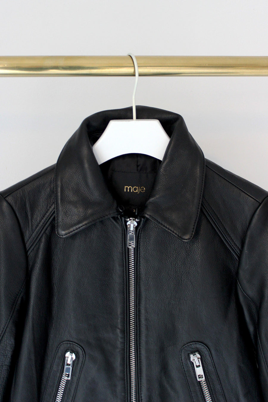 MAJE Leather Jacket - The Good Store Berlin