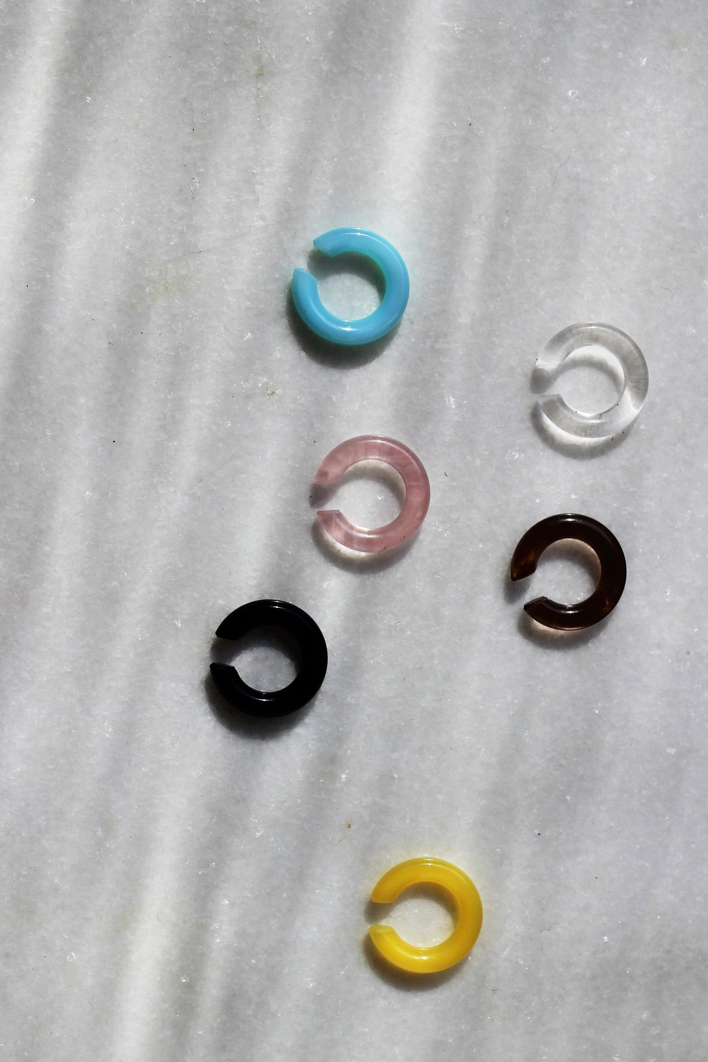 SASKIA DIEZ - SEMIPRECIOUS SMOKY EARCUFF - The Good Store Berlin