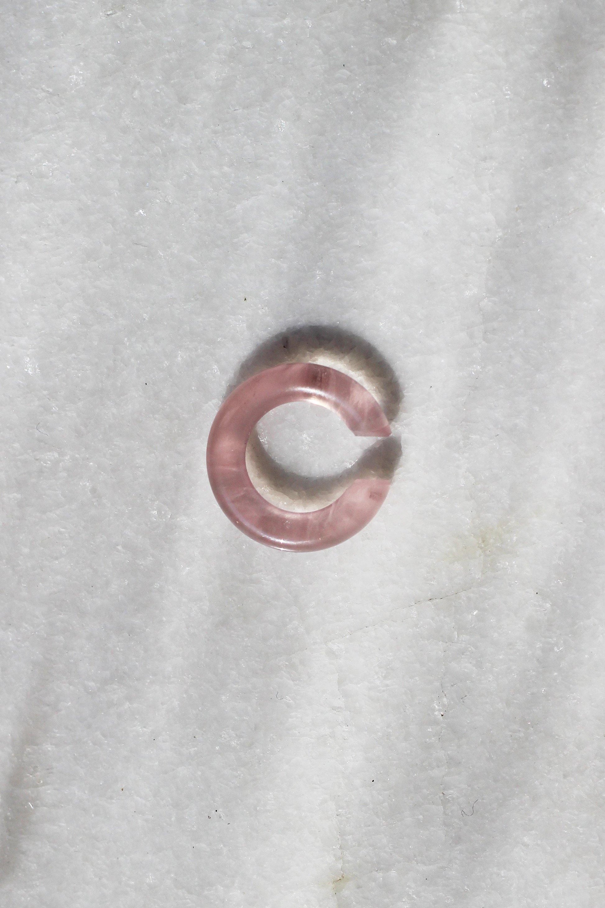 SASKIA DIEZ - SEMIPRECIOUS ROSE EARCUFF - The Good Store Berlin