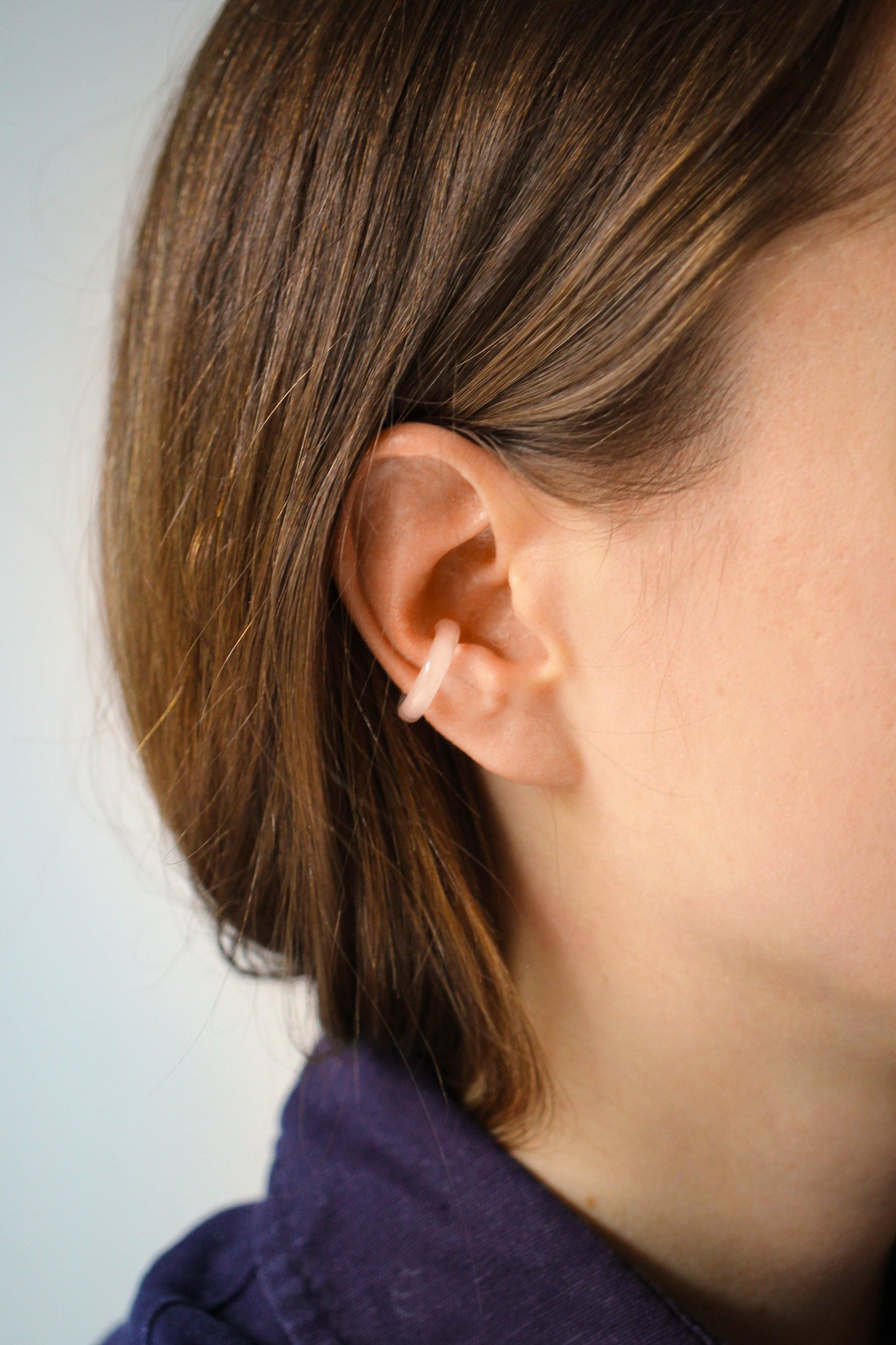 SASKIA DIEZ - SEMIPRECIOUS ROSE EARCUFF - The Good Store Berlin