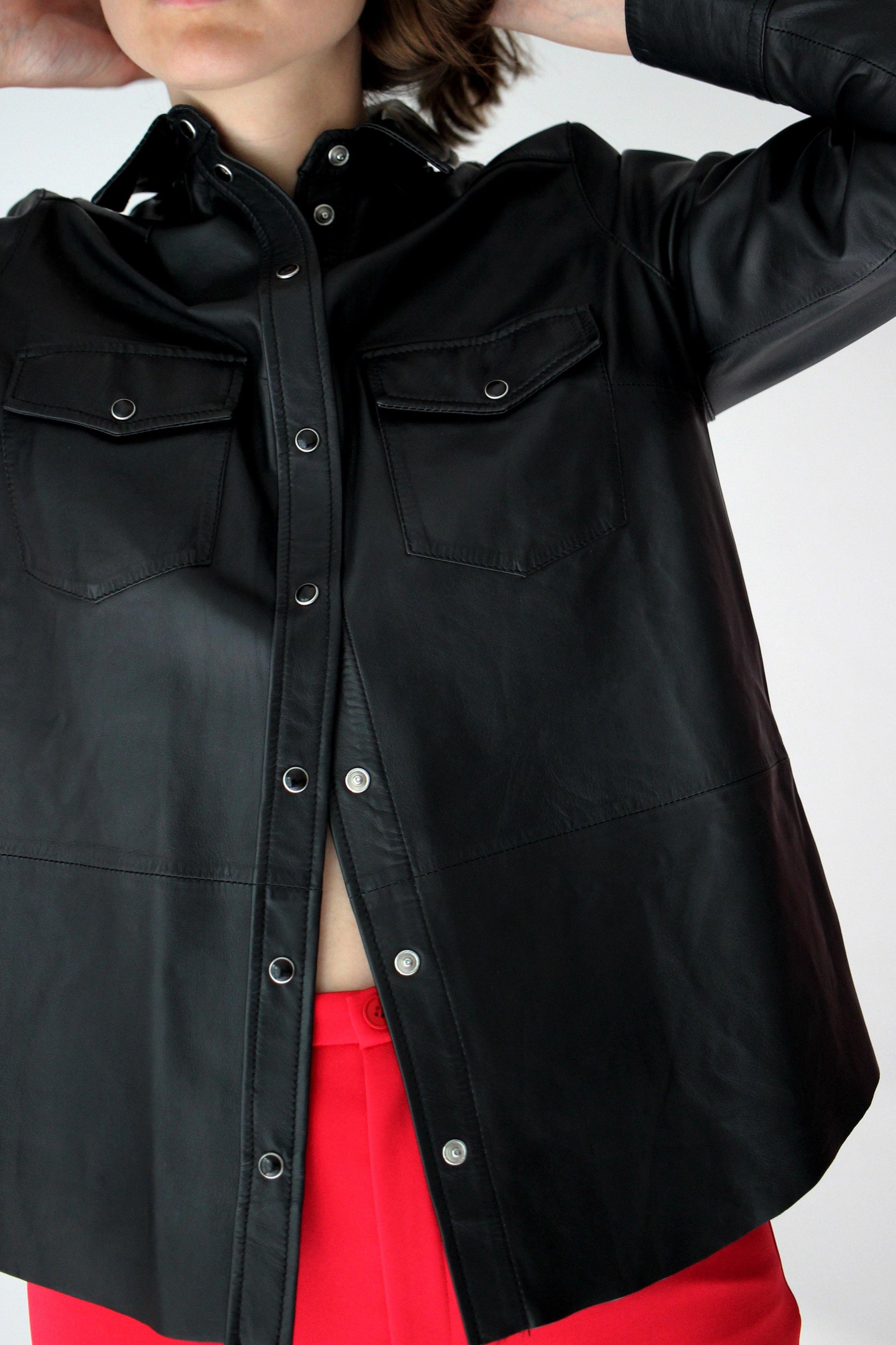 SET Leather Shirt - The Good Store Berlin